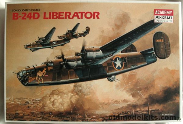 Academy 1/72 Consolidated-Vultee B-24D Liberator -  The Goon 308th BG 14th AF CBI (China Burma India) Theater, 1692 plastic model kit